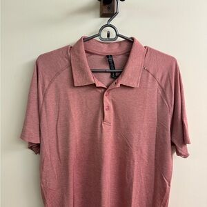 lululemon athletica Men's Polo Shirt - Dusty Rose